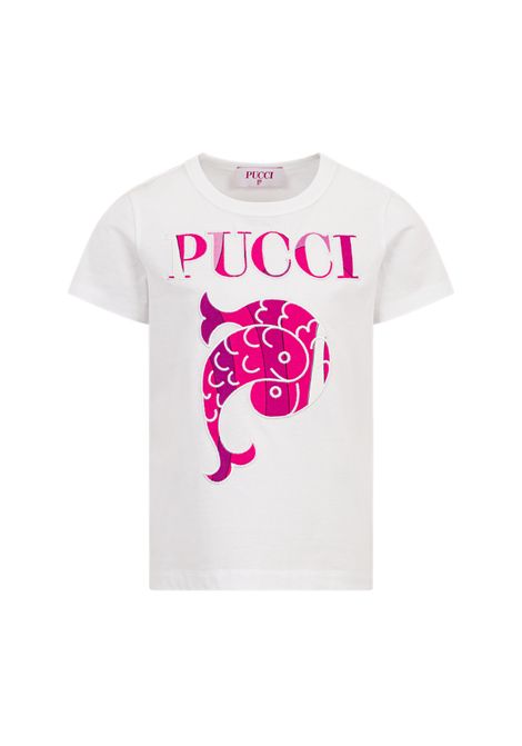 T-shirt con logo EMILIO PUCCI | PY8A01 Z3672100FU